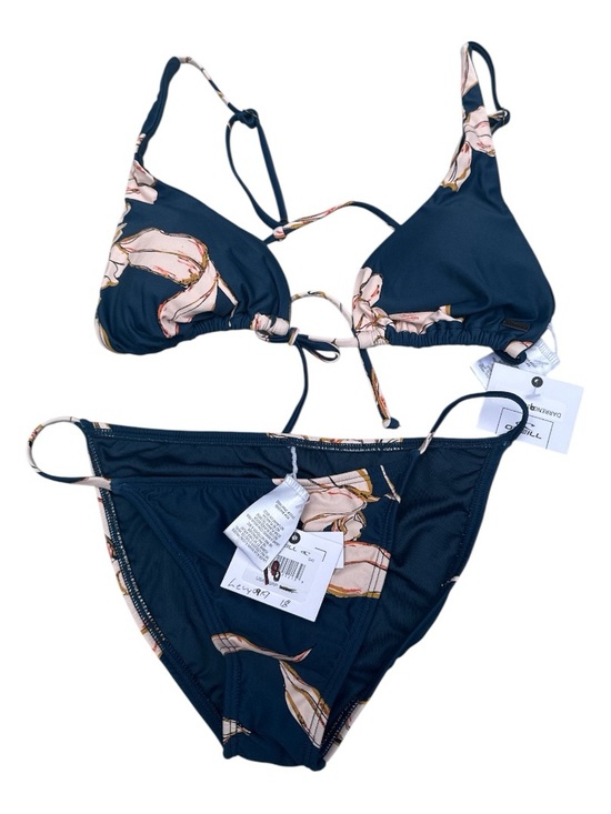 O'Neill Other - O'Neill Navy Floral String Bikini Set Size Small NWT
